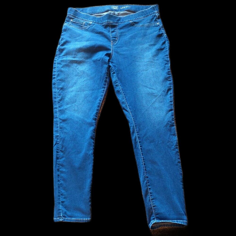 Levi Strauss Signature Gold Pull On Skinny Jeans Womens 20L W36 L32